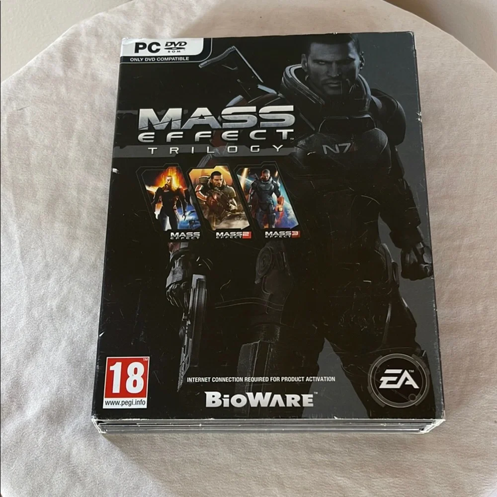 ⭐️ Mass Effect Trilogy BioWare EA Sports PC DVD ROM Computer Game Complete Saga